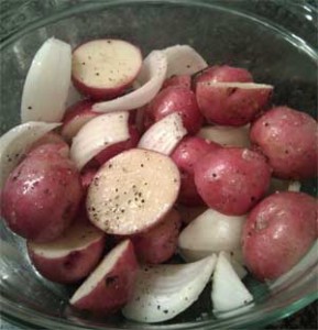 garlic red potatoes